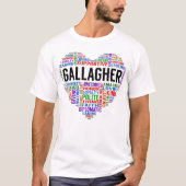 GALLAGHER Legend Heart Tシャツ (正面)