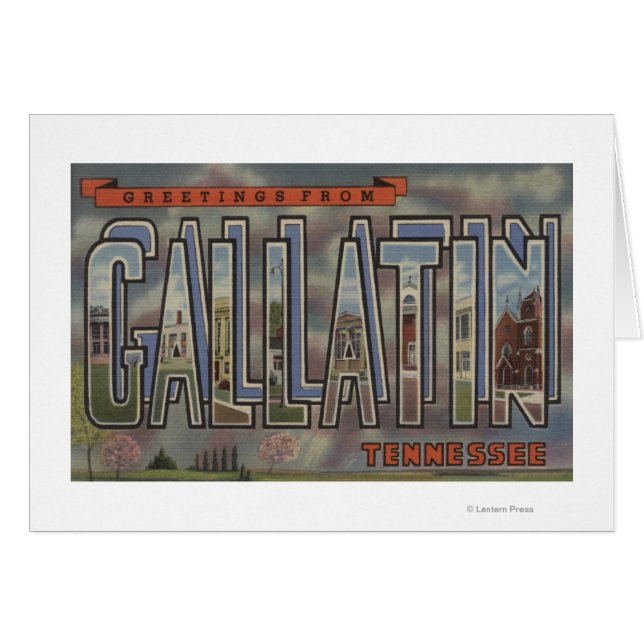 Gallatin, Tennessee – 大きな文字のシーン (正面横)