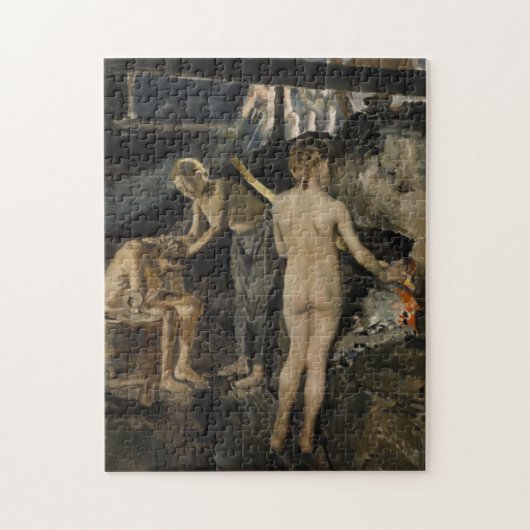 Gallen-Kallelaのサウナのパズル ジグソーパズル (縦)