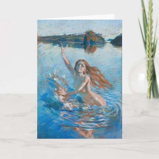 Gallen-KallelaのAinoの挨拶状 カード (正面)