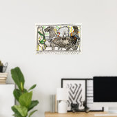 Gallen-Kallela – 詩荷車を引く, 素晴らし-Kalevala ポスター (ホームオフィス)