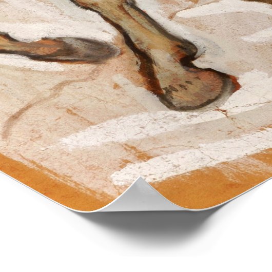 Gallen-Kallela - Kullervo Rides To War Sketch ポスター (角)