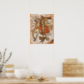 Gallen-Kallela - Kullervo Rides To War Sketch ポスター (キッチン)