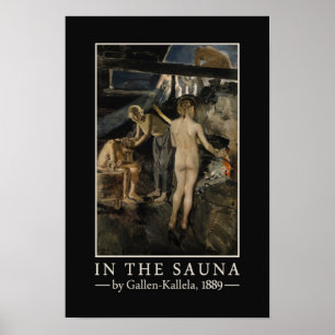 Gallen-Kallela’s Sauna poster ポスター
