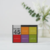 Gallery 45 Chubby Business Card 名刺 (スタンド正面)