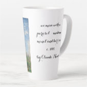 gallery art coffee cup woman with a parasol カフェラテマグ (右アングル)
