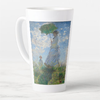 gallery art coffee cup woman with a parasol カフェラテマグ