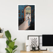 Gallery View Wall Art Print - Elegant Surrealist ポスター (ホームオフィス)