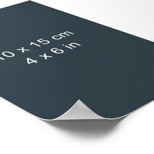 Gallery Wall Layout Template Photo 10x15cm 4x6in ポスター (角)