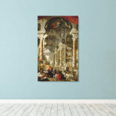 Gallery with モダン Views of Rome, 1759 キャンバスプリント (インサイチュ (ウッドフロア))