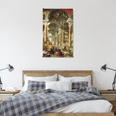 Gallery with モダン Views of Rome, 1759 キャンバスプリント (インサイチュ (寝室))