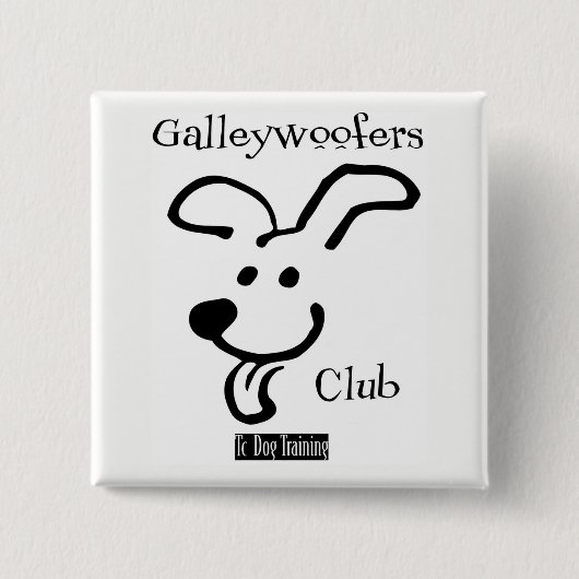 Galleywoofersのバッジ 缶バッジ (正面)