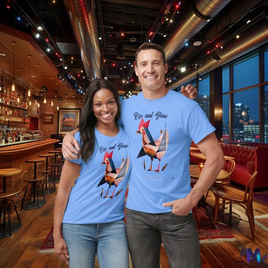 Gallo Abstracto al Amanecer Tシャツ