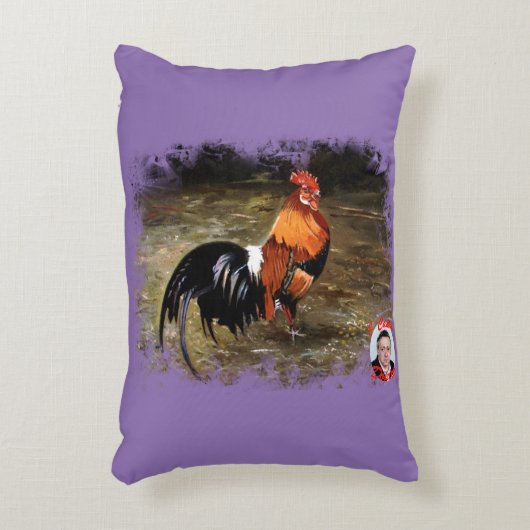 Gallo/Galo/Rooster アクセントクッション (正面(垂直))