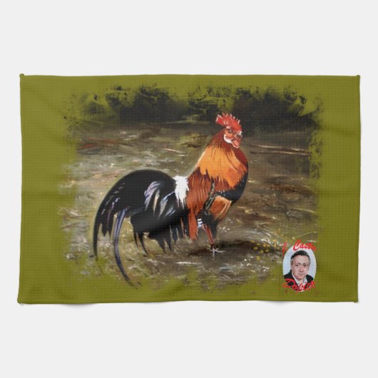Gallo/Galo/Rooster キッチンタオル (横)