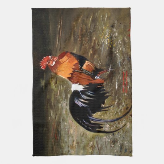 Gallo/Galo/Rooster キッチンタオル (縦)