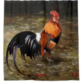 Gallo/Galo/Rooster シャワーカーテン (正面)