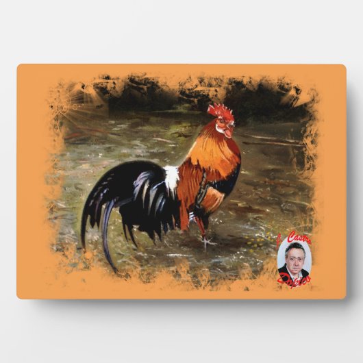 Gallo/Galo/Rooster フォトプラーク (正面)
