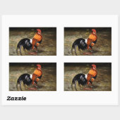 Gallo/Galo/Rooster 長方形シール (シート)