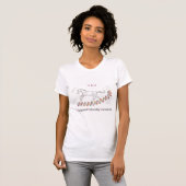 Galloping Genius：馬とDNAヘリックスTシャツ Tシャツ (正面フル)
