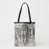 Galloping Horse – Edvard Munch – Personalized トートバッグ (正面)
