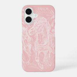 Galloping Horse – Edvard Munch – Personalized  iPhone 16ケース