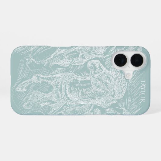 Galloping Horse – Edvard Munch – Personalized  iPhone 16ケース (裏面横)