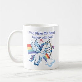 Galloping Unicorn Cupid’s Love Magic  コーヒーマグカップ
