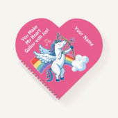Galloping Unicorn Cupid’s Love Magic  ノートブック (正面)