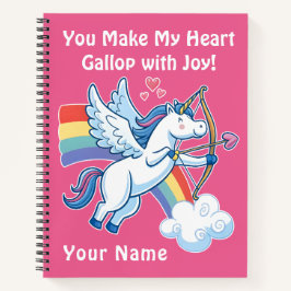Galloping Unicorn Cupid’s Love Magic  ノートブック