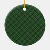Galloway Hunting M Scottish Tartan Christmas セラミックオーナメント (裏面)