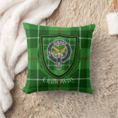Galloway Scottish Clan Tartan & Crest クッション (ブランケット)