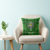 Galloway Scottish Clan Tartan & Crest クッション (椅子)
