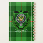 Galloway Scottish Clan Tartan & Crest プランナー手帳 (裏面)