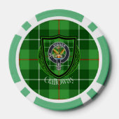 Galloway Scottish Clan Tartan & Crest ポーカーチップ (裏面)