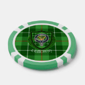 Galloway Scottish Clan Tartan & Crest ポーカーチップ (シングル)