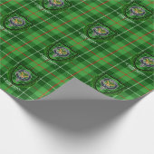 Galloway Scottish Clan Tartan & Crest ラッピングペーパー (角)