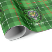 Galloway Scottish Clan Tartan & Crest ラッピングペーパー (ロールコーナー)