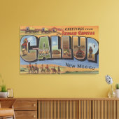 Gallup,ニューメキシコ – ラージレターシーン2 キャンバスプリント (インサイチュ (リビング))