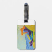 Gallus Domasticusを特徴とする荷物用タグ ラゲッジタグ (裏面縦)