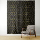 Galmourous Golden Geometric pattern タペストリー (インサイチュ)