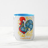 Galo de Barcelos Mug – Portuguese Rooster Azulejo  マグカップ (中央)