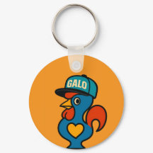 Galo Portugal キーチェーン - かわいいポルトガルの雄鶏 G