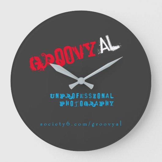 GALogoティー ラージ壁時計 (正面)