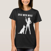 Gals With Mals  Belgian Malinois   For Women Tシャツ (正面)
