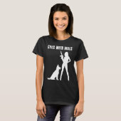 Gals With Mals  Belgian Malinois   For Women Tシャツ (正面フル)