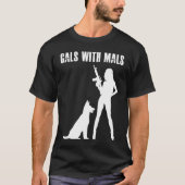 Gals With Mals Belgian Malinois For Women Tシャツ (正面)