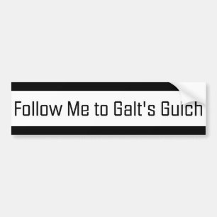 Galtの渓谷に私を後を追って下さい バンパーステッカー