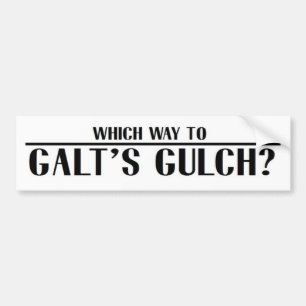 Galtの渓谷へのどの方法か。 バンパーステッカー