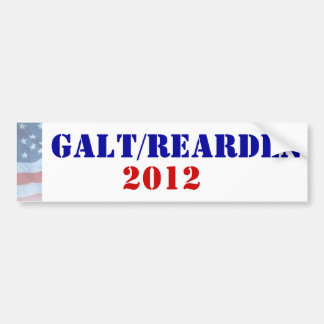 Galt/Reardenの大統領2012年 バンパーステッカー